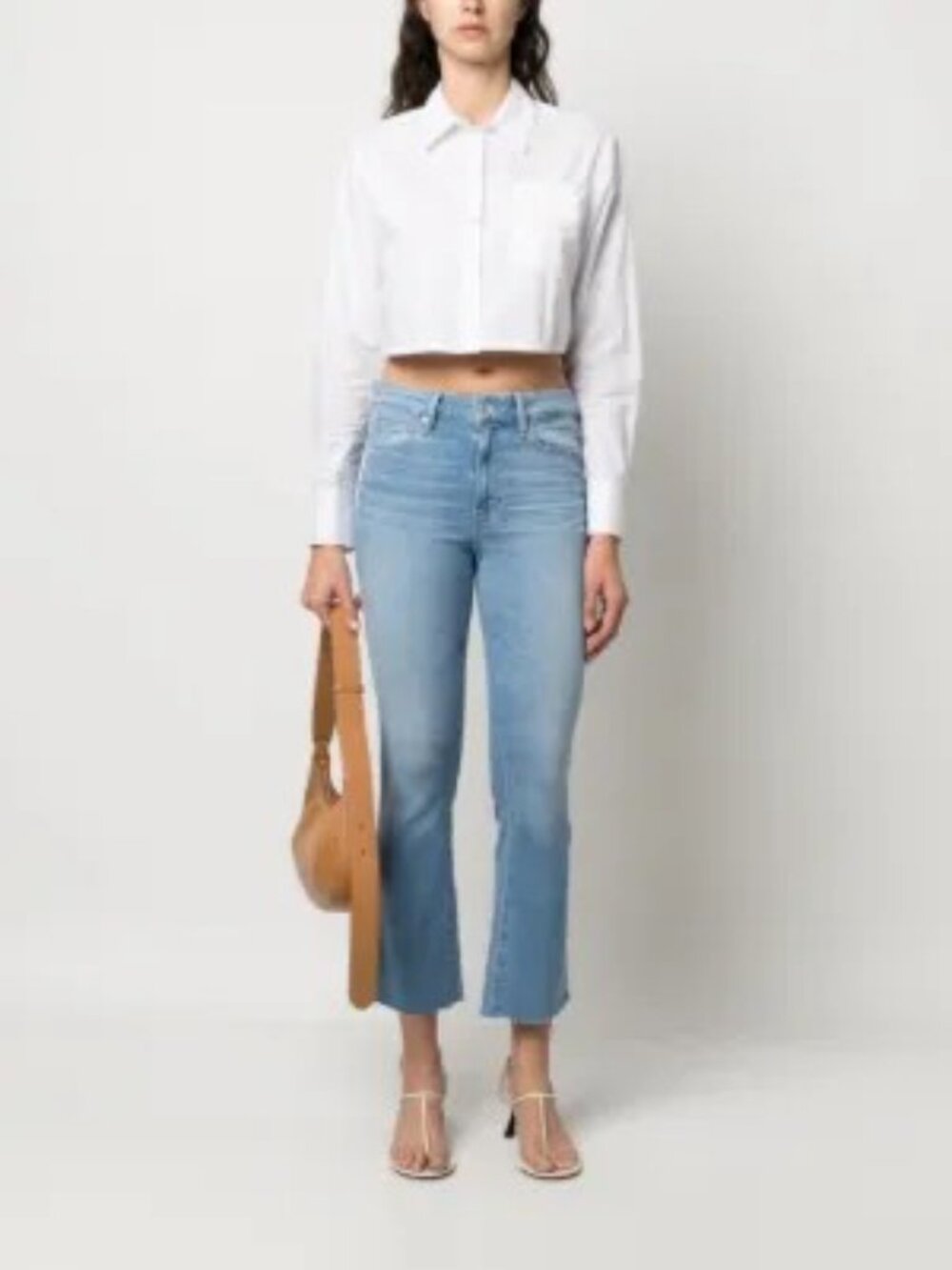 PAIGE Claudine High Rise Ankle Flare Jeans - Darling denim